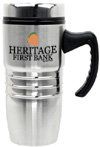18 oz. Steel City Mug w/ Polished Rings