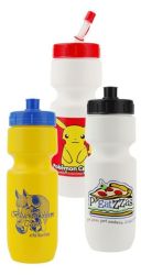 22 oz. Sport Bottle w/ Optional Lid - Multiple Colors