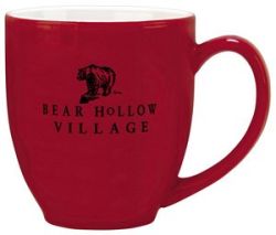 16 oz. Red Duo-Tone Bistro Mug