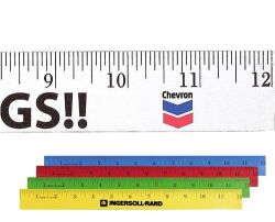 12" Enamel Wood Ruler