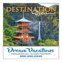 Mini Wall Calendar - 13 Month - Destination Dreams