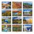 Mini Wall Calendar - 13 Month - Scenic America