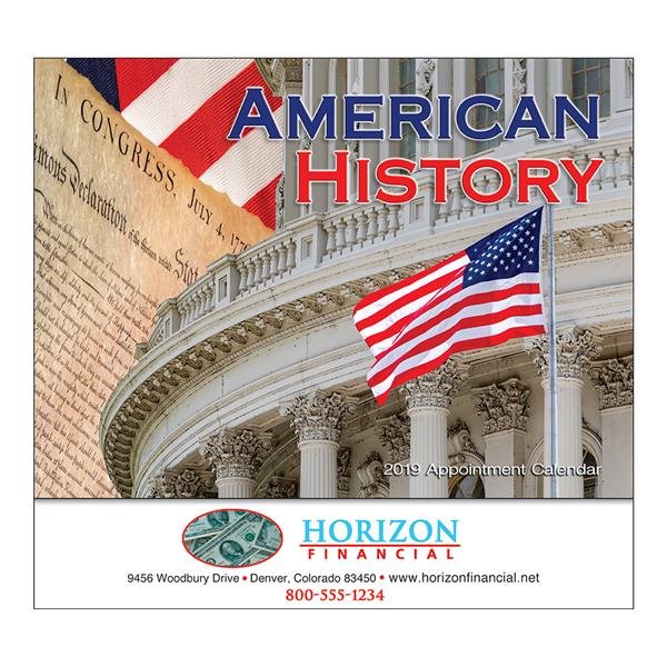 Wall Calendar Monthly American History