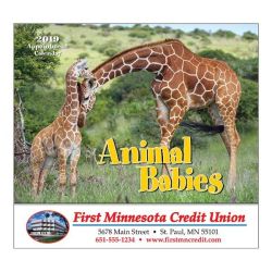 Wall Calendar - Monthly - Animal Babies