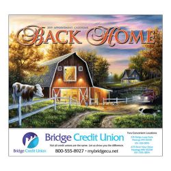 Wall Calendar - Monthly - Back Home