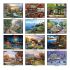 Wall Calendar - Monthly - Back Home