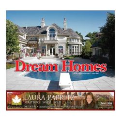 Wall Calendar - Monthly - Dream Homes