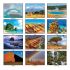 Wall Calendar - Monthly - Earth