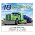 Wall Calendar - Monthly - 18 Wheeler