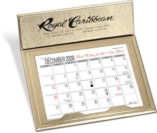 Desk Calendar W 3 Month View Crown